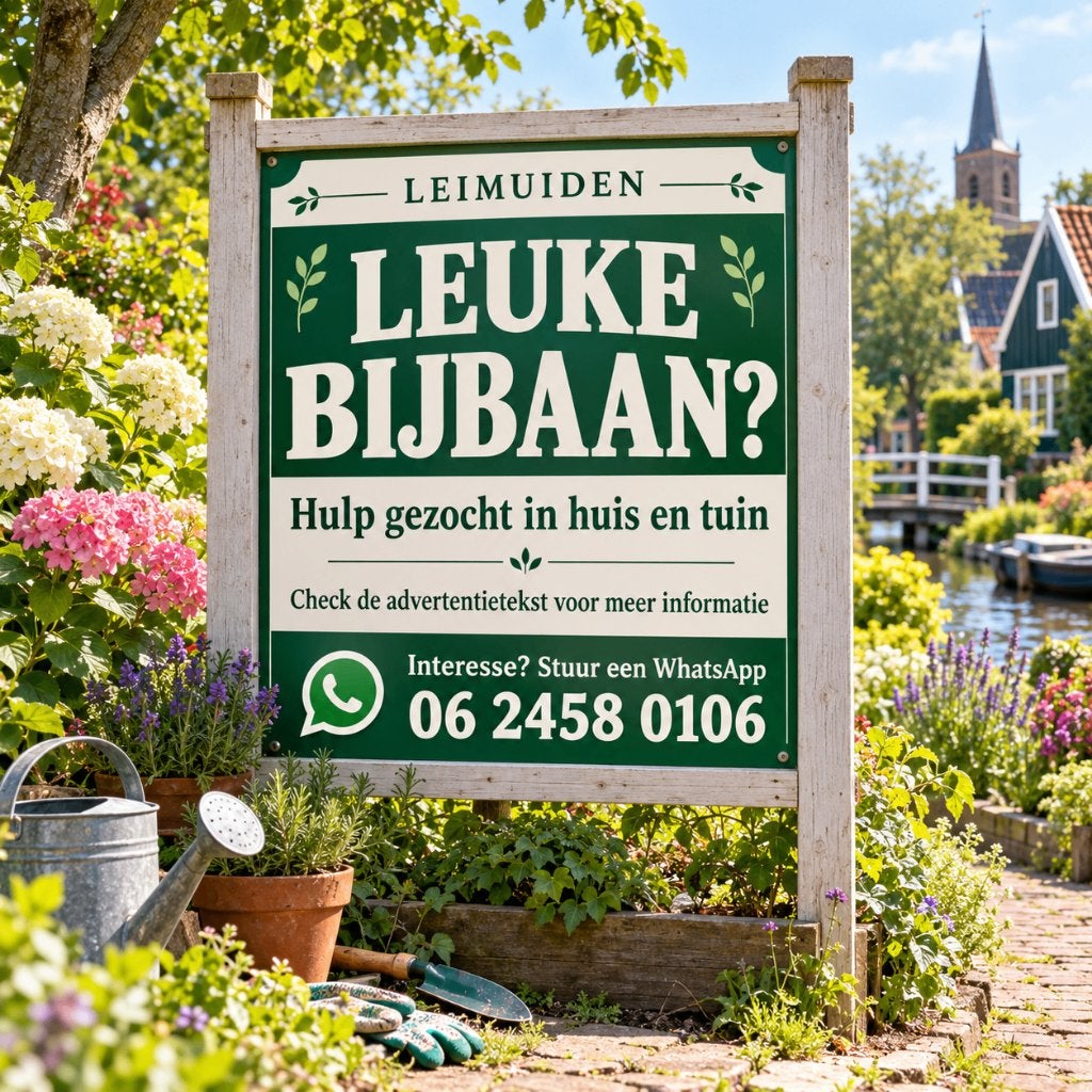 bijbaan aangeboden, Ophalen, Nieuw