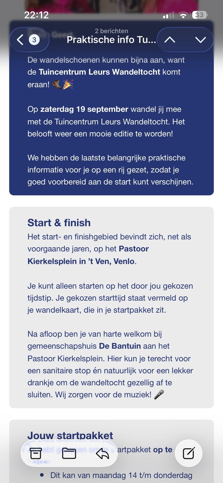 Startbewijs Kwaakerrun, Eén persoon