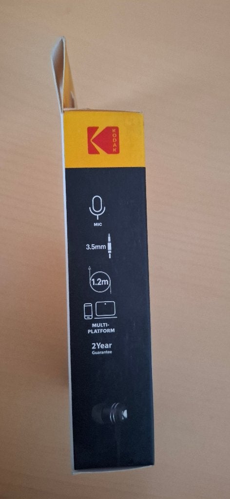 Kodak 300+ Max Wired Earphones - Met Microfoon (Nieuw), Audio, Tv en Foto, Overige merken, Overige typen, Onbekend, Nieuw