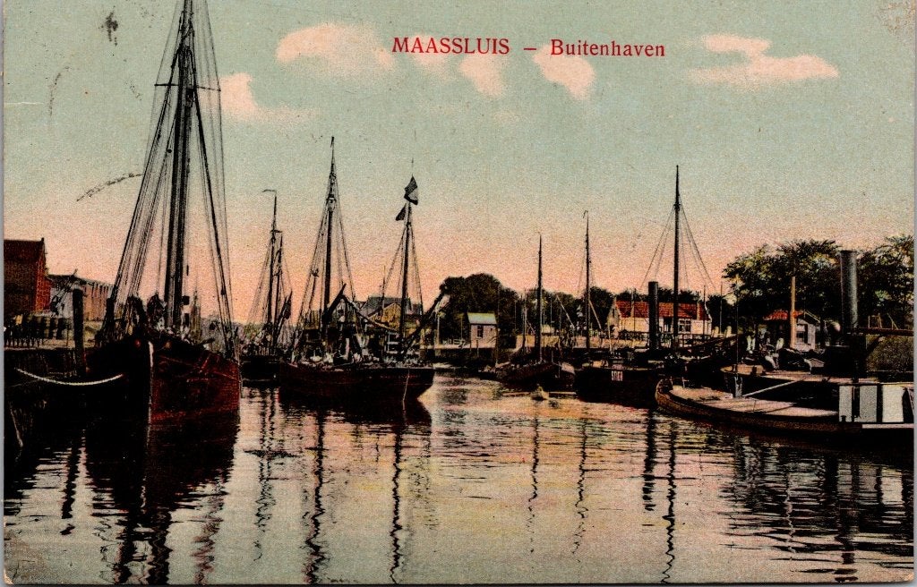 Maassluis - 10 antieke ansichtkaarten I, Verzenden, Voor 1920, Gelopen, Zuid-Holland