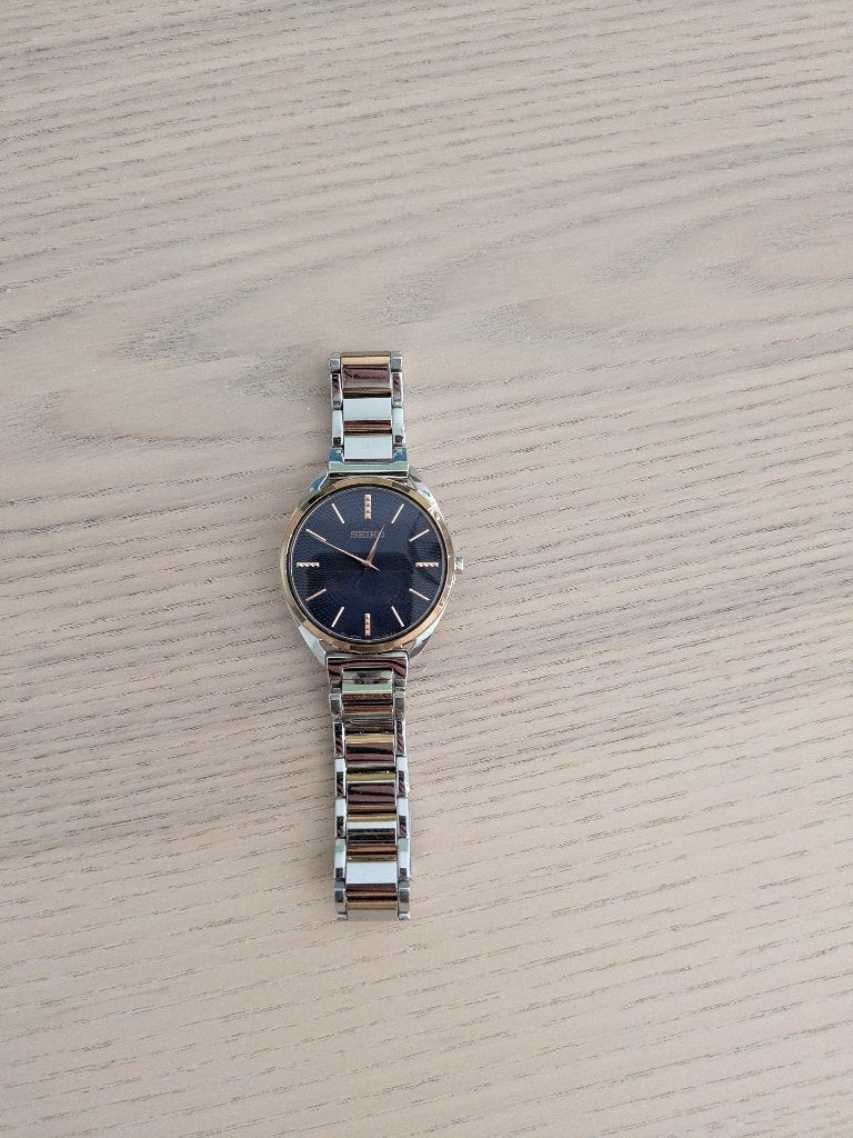 Horloge Seiko, Sieraden, Tassen en Uiterlijk, Horloges | Dames, Polshorloge, Ophalen of Verzenden, Zo goed als nieuw, Zilver