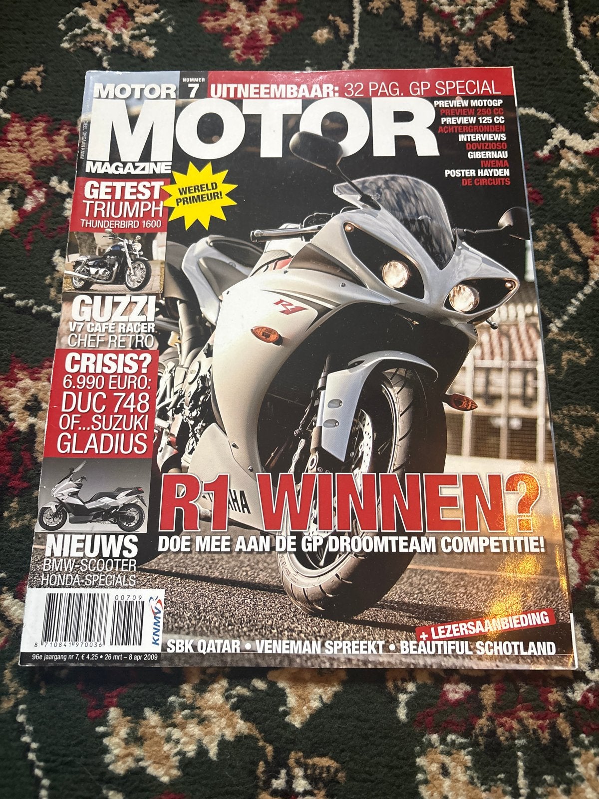 Motor Magazine Nummer 7 - April 2009, Motoren, Ophalen of Verzenden, Overige merken