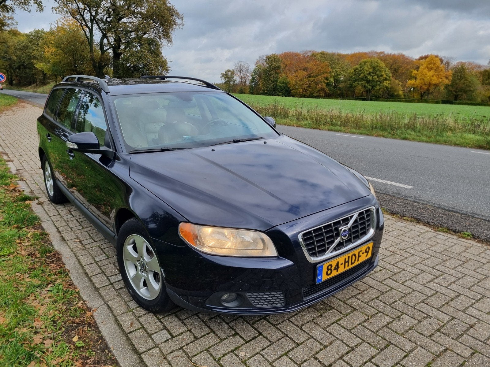Volvo V70 2.0 D 2008 Blauw, Voorwielaandrijving, 136 pk, 4 cilinders, Climate control