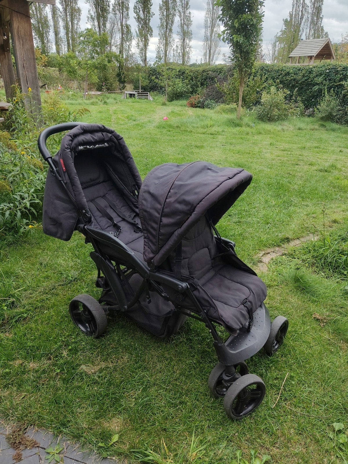 Topmark Duowagen met babynestje - ideaal voor 2 kindjes, Ophalen