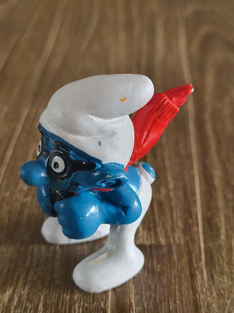 Vliegende smurf, Ophalen of Verzenden, Zo goed als nieuw, Overige Smurfen, Poppetje, Figuurtje of Knuffel