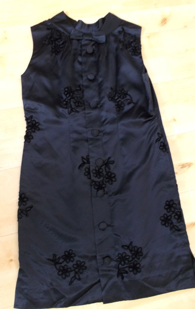 Voor couture fans vintage jurk v designer Ferry Offerman! L, Kleding | Dames, Jurken, Verzenden, Zwart, Maat 42/44 (L), Zo goed als nieuw