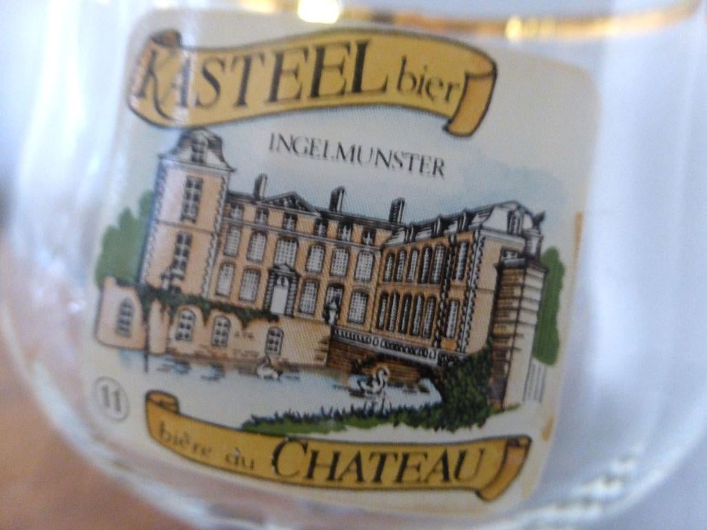 4 Kasteel Bier Cuvée du Chateau kelkglazen, Ophalen of Verzenden, Zo goed als nieuw, Overige merken