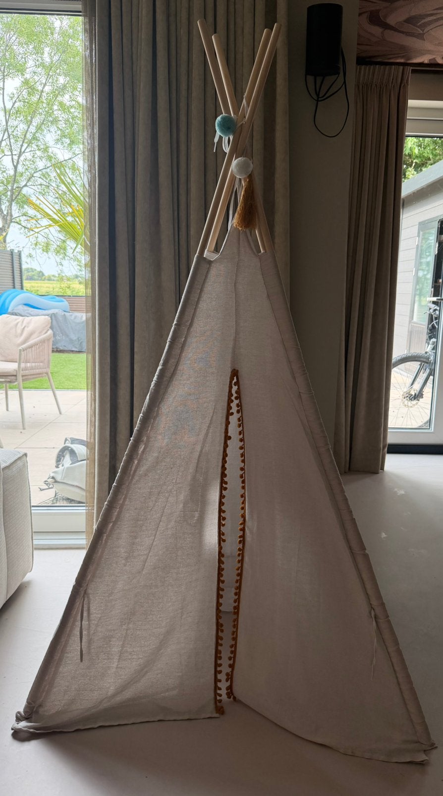 Tipi tent, Ophalen, Zo goed als nieuw