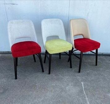 18 stuks Luxe horeca restaurant kantine cafe stoelen, Ophalen, Gebruikt, Overige kleuren, Leer
