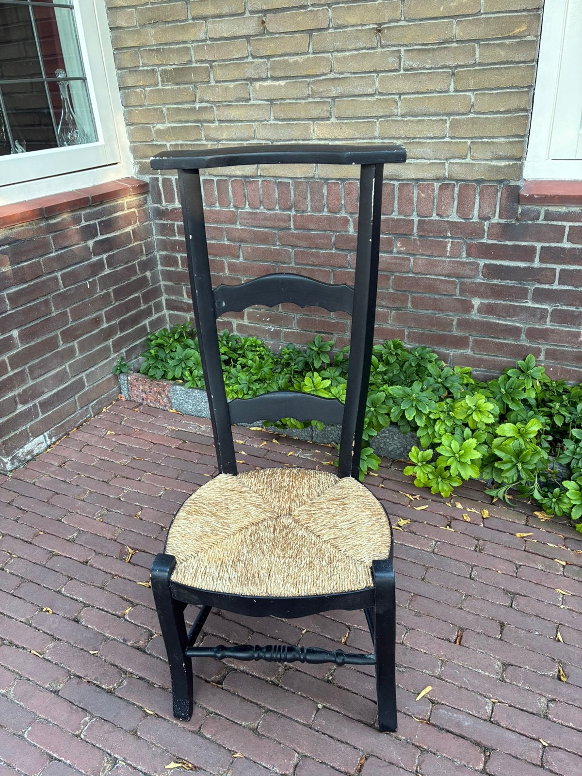 Oude bidstoel, Ophalen
