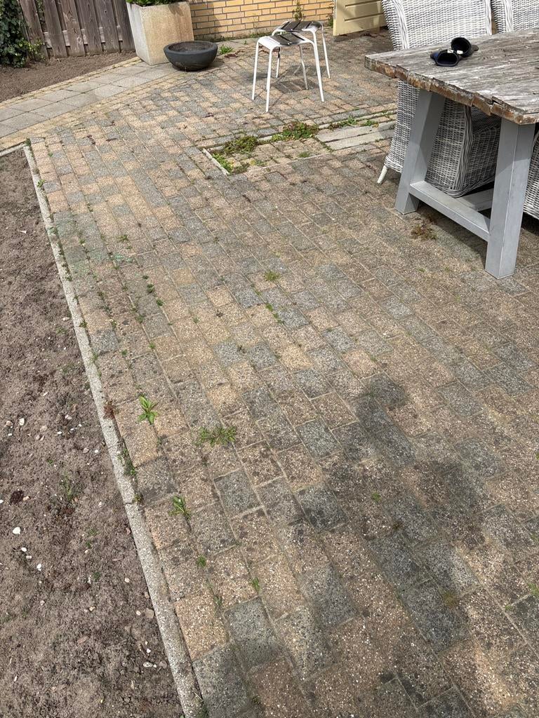 Gebruikte betonklinkers, Tuin en Terras, Tegels en Klinkers, Ophalen, Gebruikt, Klinkers, 10 m² of meer