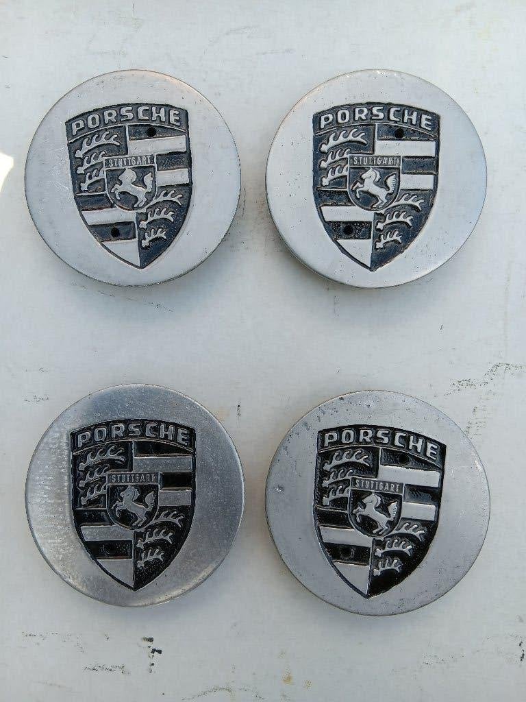 Porsche naafdoppen metaal, Ophalen, Gebruikt