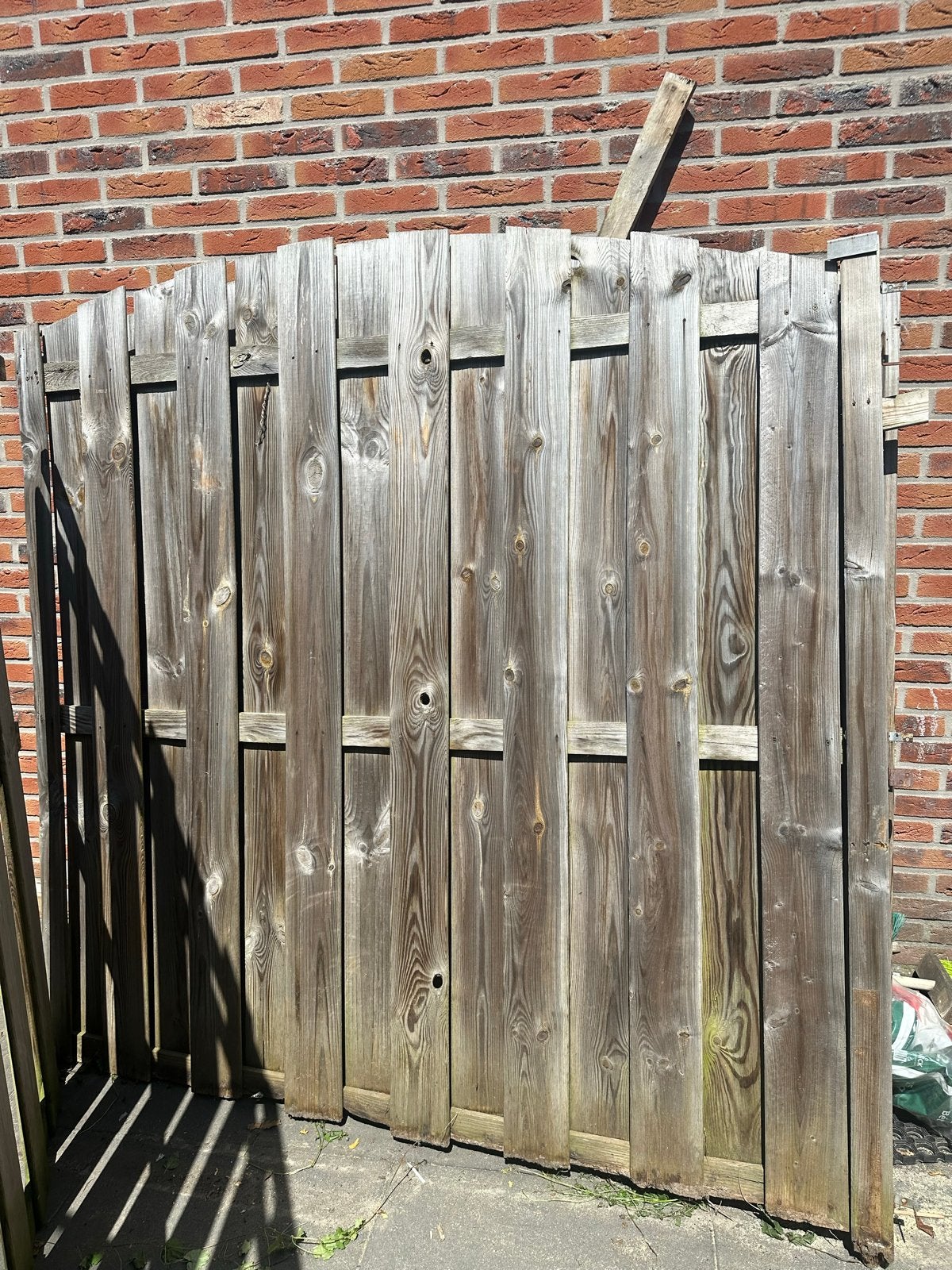 Schutting 3 delen, Ophalen, 3 tot 6 meter, Hout, 1 tot 2 meter
