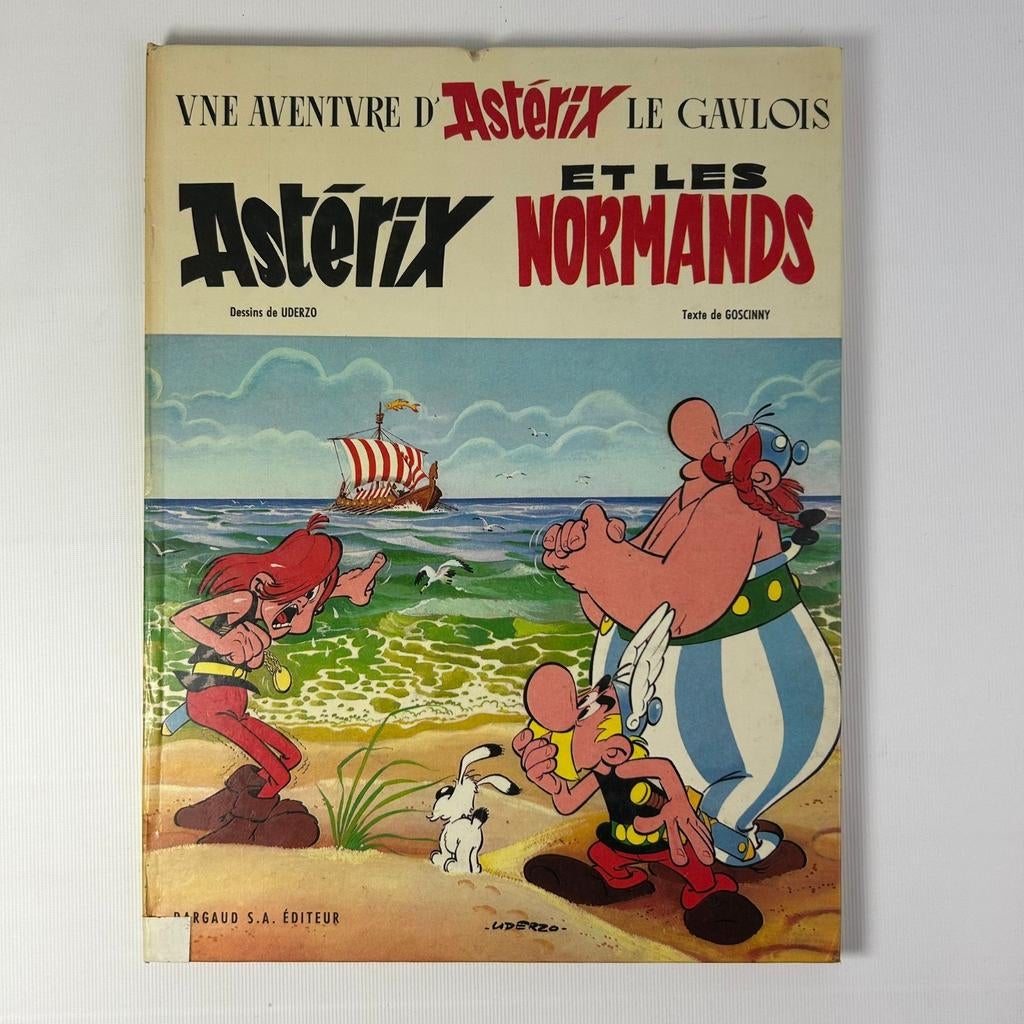 Asterix en de Normandiërs - Franse editie, Eén stripboek, Ophalen of Verzenden, Gelezen, René Goscinny en Albert Uderzo