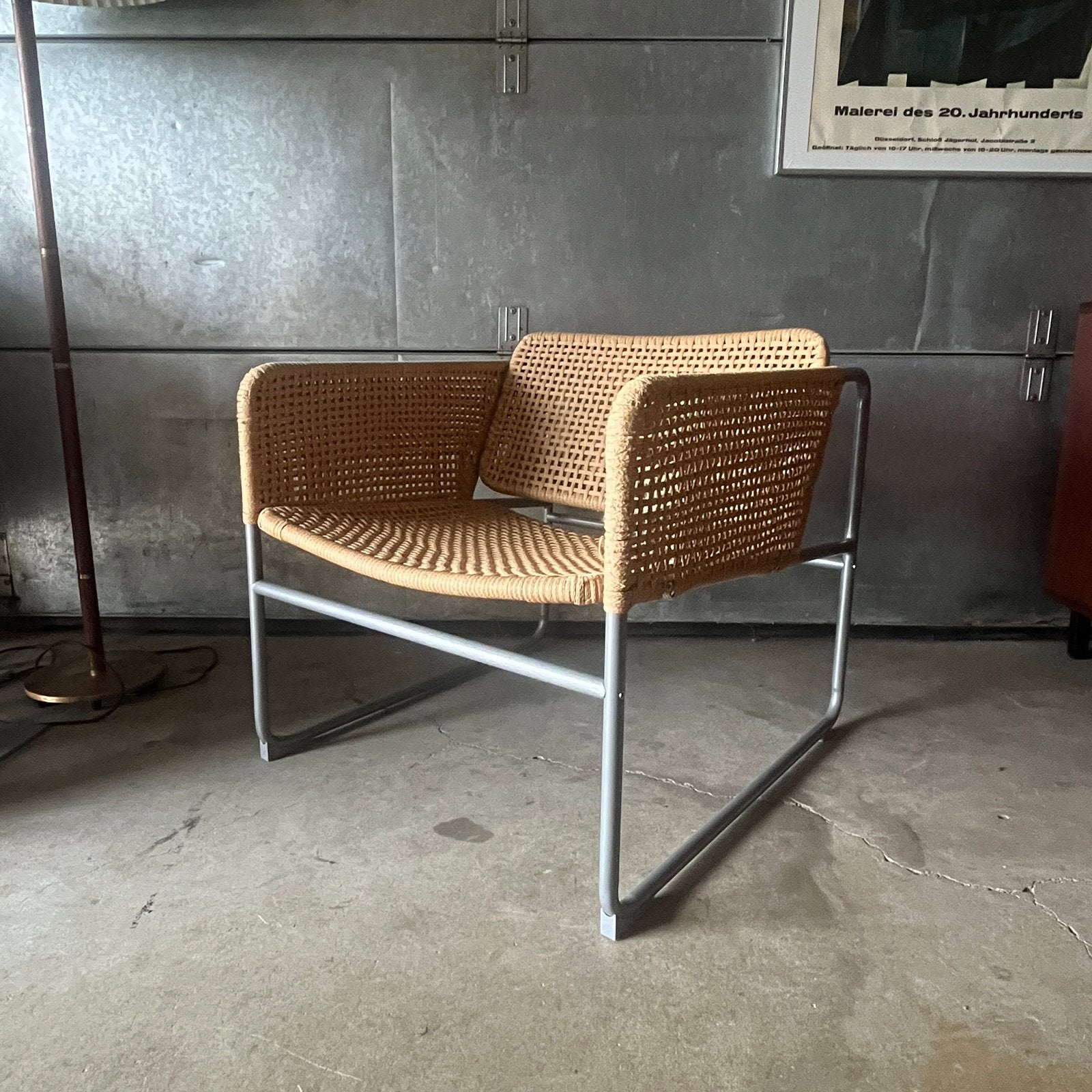 Piet Hein Eek Industriell fauteuil voor Ikea, Huis en Inrichting, Ophalen, 75 tot 100 cm, Zo goed als nieuw, Metaal