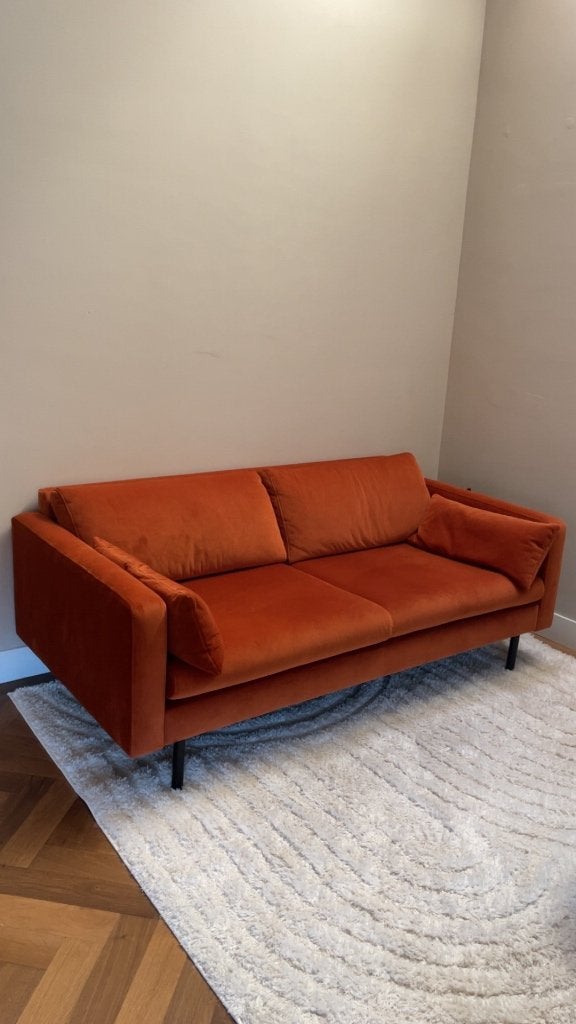 NOUS Living Adam 2-zitsbank Terra Velours | 177 cm, Ophalen, Gebruikt, Tweepersoons, 75 tot 100 cm