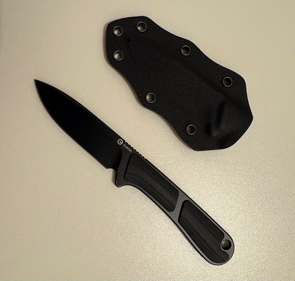 Civivi Mini Elementum Fixed Blade C23010-1 Black G10, nekmes, Ophalen of Verzenden, Nieuw