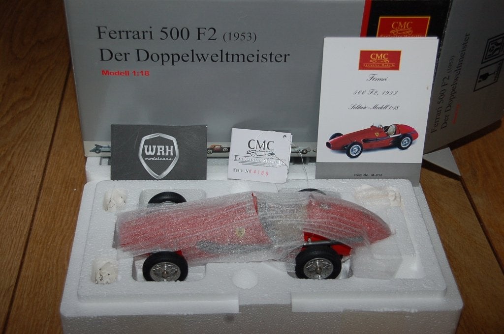 1:18 FERRARI 500 F2 Doppelweltmeister CMC M-056 WRH, Verzenden, Zo goed als nieuw, Auto, Overige merken