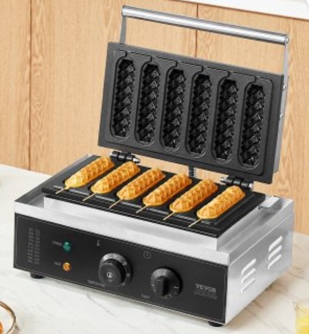 Wafellolly ijzer, Ophalen, Vevor, Overige typen, Zilver