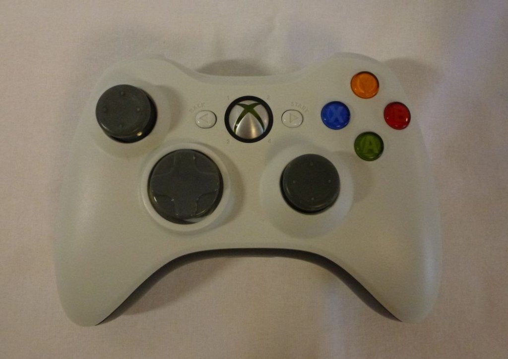 XBOX 360 controller wit, Spelcomputers en Games, Ophalen of Verzenden, Zo goed als nieuw, Controller, Xbox 360