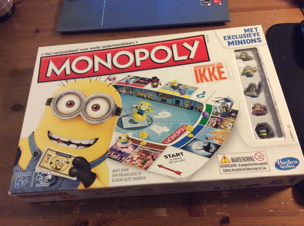 Verschrikkelijke Ikke Monopoly., Een of twee spelers, Ophalen of Verzenden, HASBRO