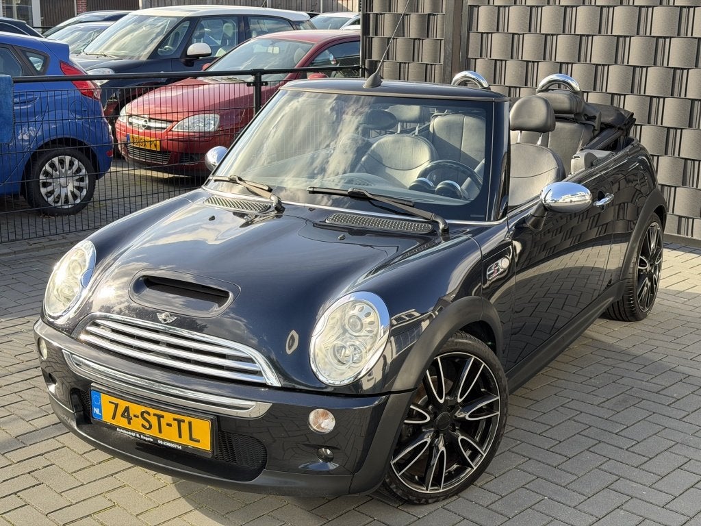 MINI Cabrio 1.6 Cooper S Chili LEER| CLIMA| CRUISE| NAP| 170, Auto's, Gebruikt, 4 cilinders, Cabriolet, 4 stoelen