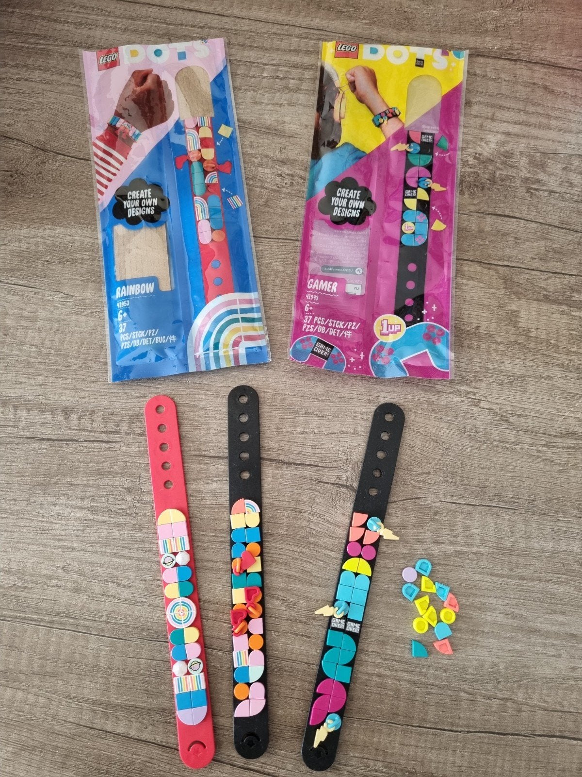 Lego dots, speelgoed, armbanden, Ophalen of Verzenden, Zo goed als nieuw, Overige merken