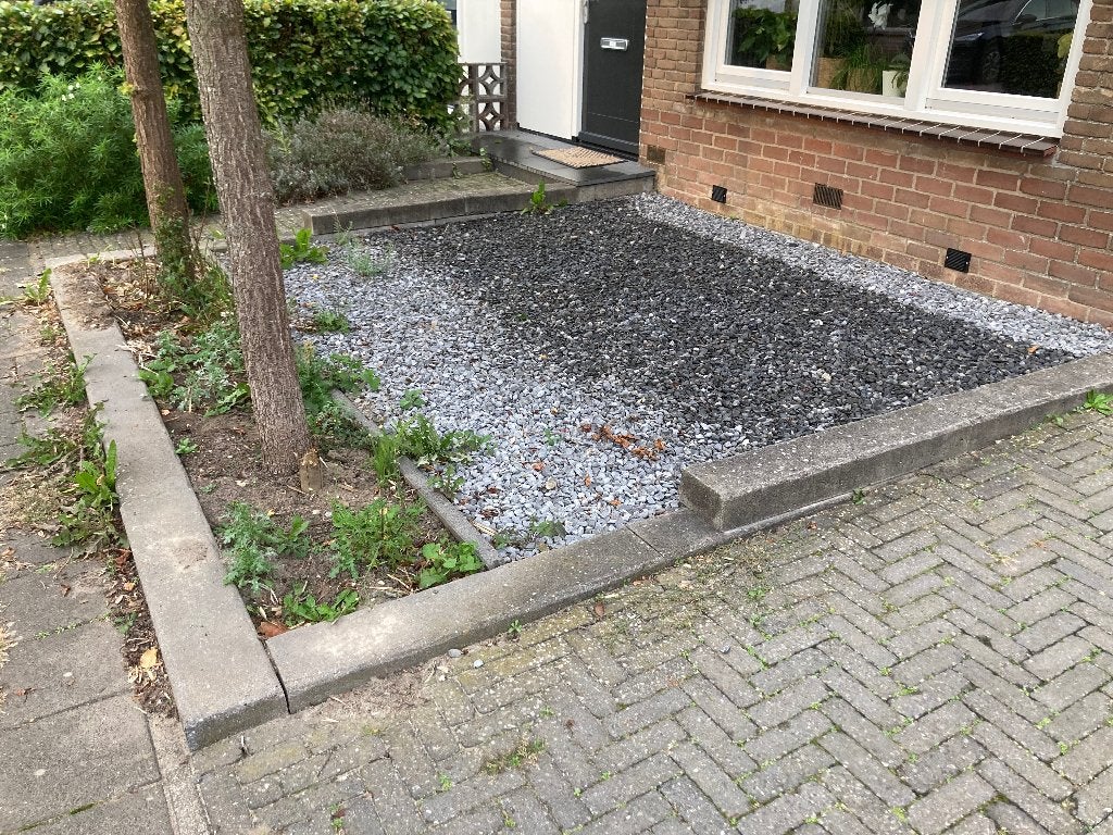 Tuin grind, Ophalen, Zo goed als nieuw, Grijs, Grind