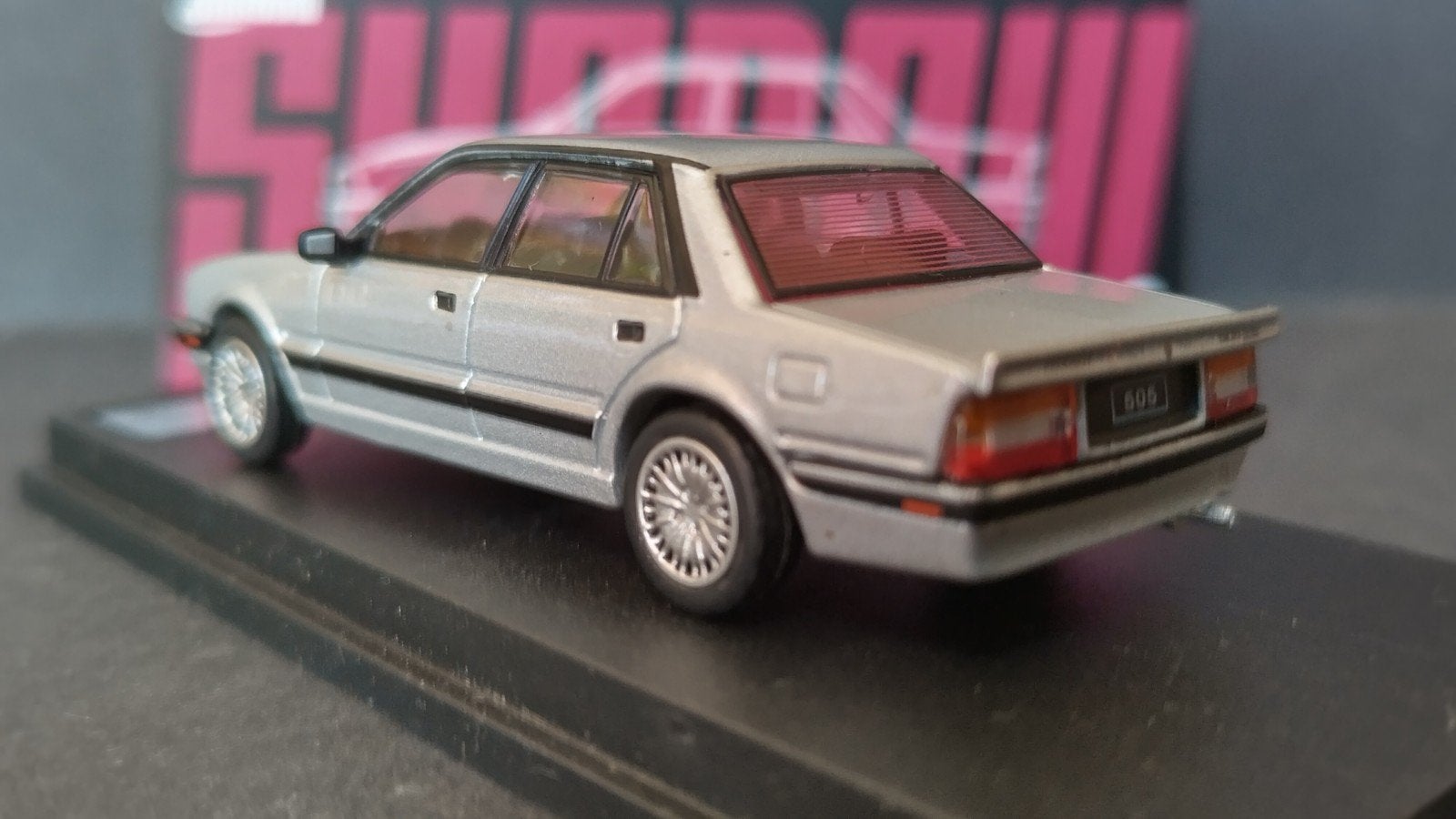 Peugeot 505 Berline Silver 1:64 Shadow Pol, Auto, Verzenden, ., Nieuw