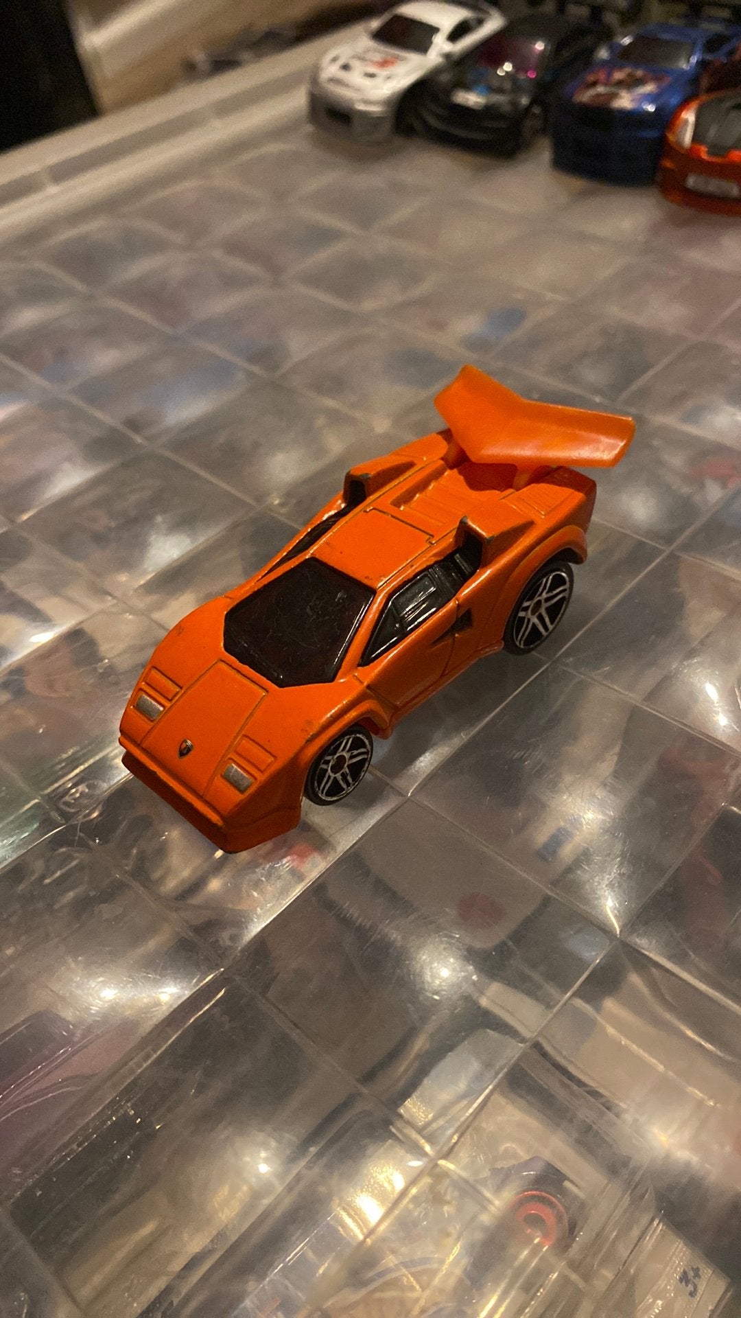 Hot wheels tooned lamborghini Countach, Ophalen of Verzenden, Zo goed als nieuw