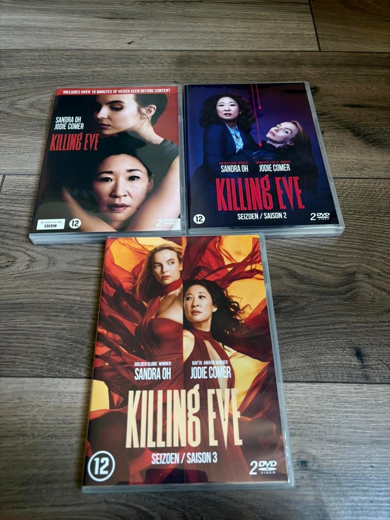 Killing Eve seizoen 1,2 en 3, Cd's en Dvd's, Vanaf 12 jaar, Ophalen of Verzenden, Zo goed als nieuw, Actie en Avontuur