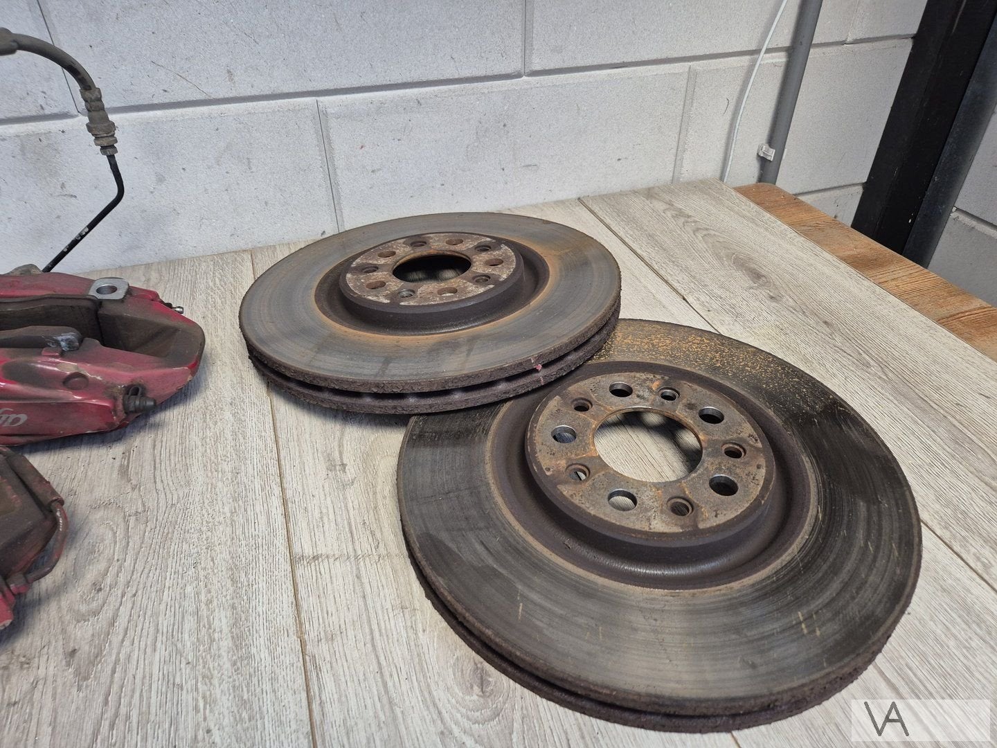 Alfa Romeo 159 remklauw set BREMBO 4 pots 305mm upgrade €300, Gebruikt, -, -, Ophalen of Verzenden