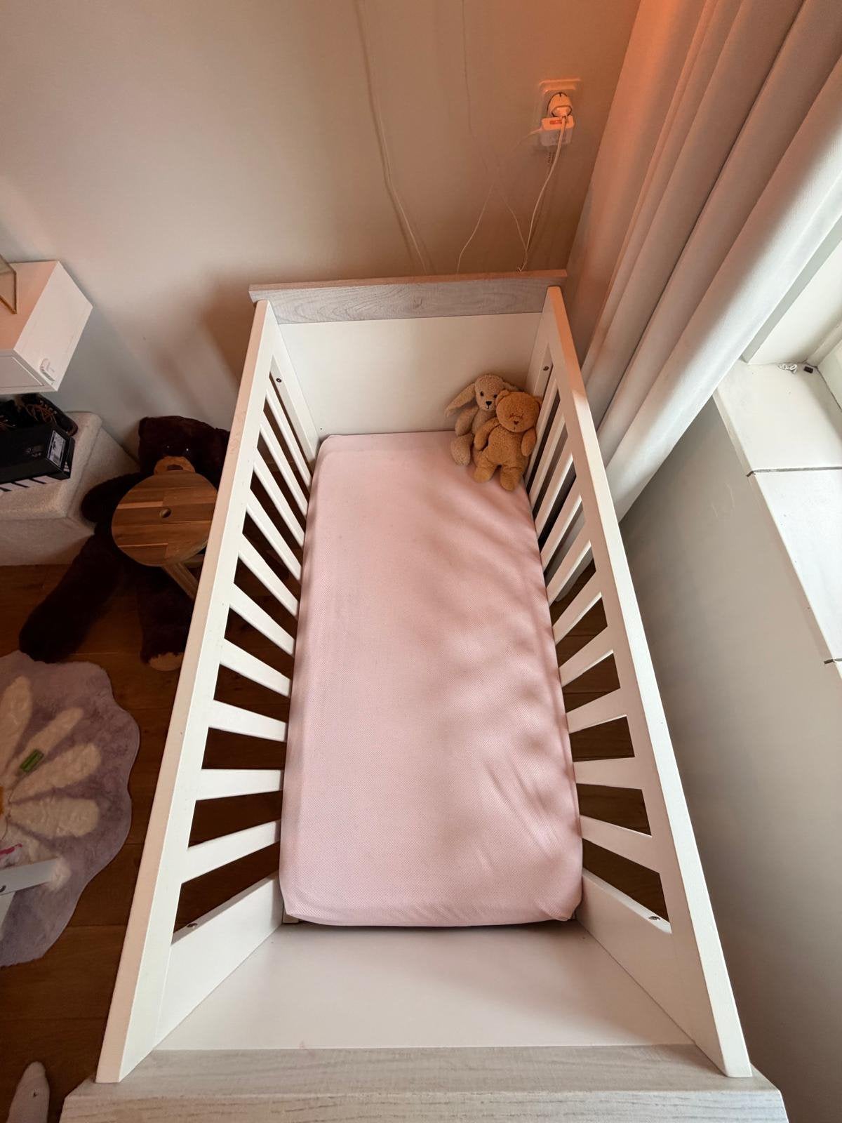 Ledikant kinderbedje, Kinderen en Baby's, Kinderkamer | Bedden, Gebruikt, Minder dan 140 cm, Minder dan 70 cm, Ophalen