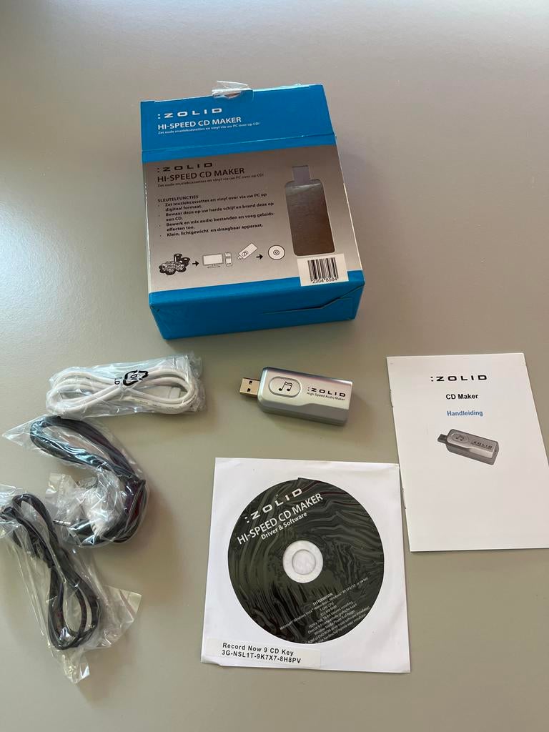 Zolid Hi-Speed CD Maker - USB Audio Recorder, Ophalen of Verzenden, Nieuw