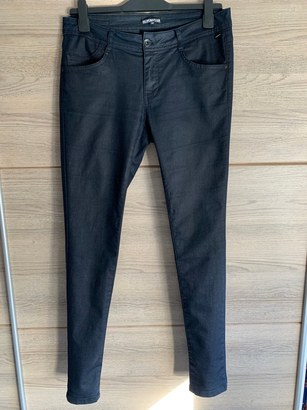 Super star donker blauwe broek maat 40., Blauw, Maat 42/44 (L), Ophalen of Verzenden, Zo goed als nieuw