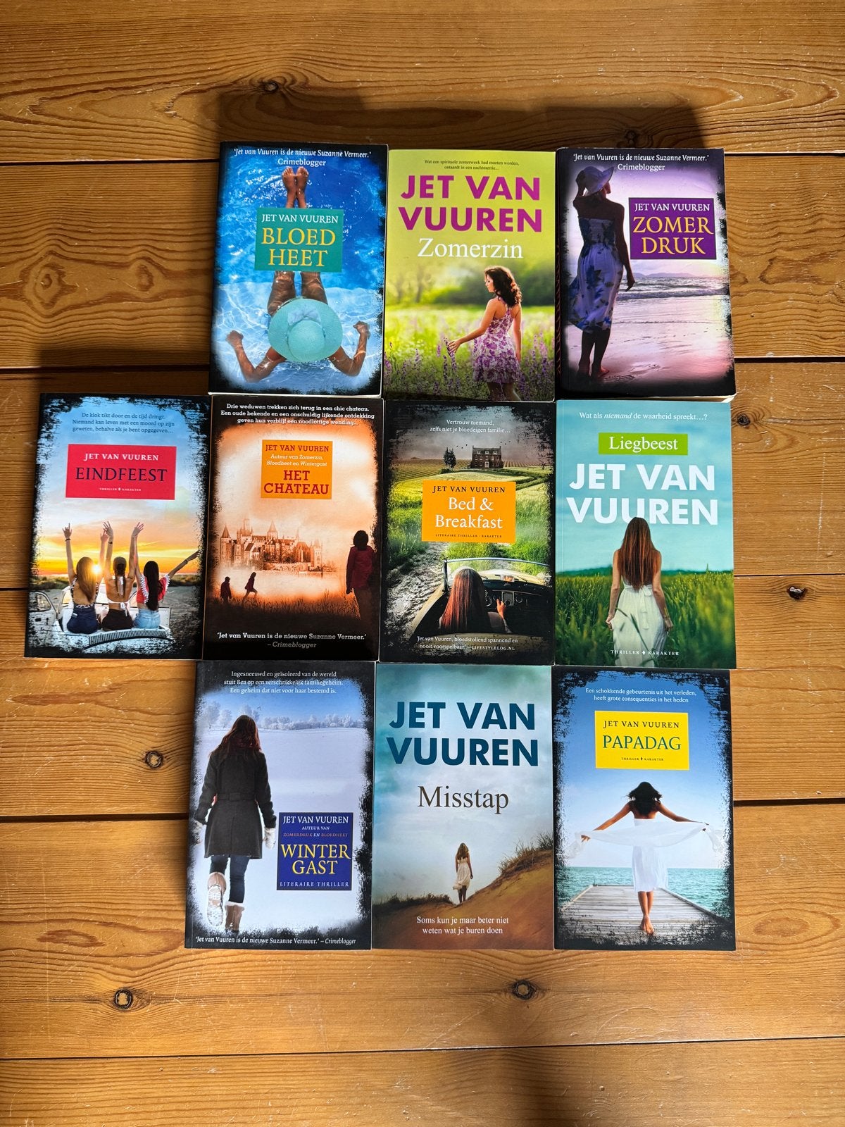 Jet van Vuuren boekenpakket - 10 romans, Ophalen of Verzenden, Zo goed als nieuw, Nederland