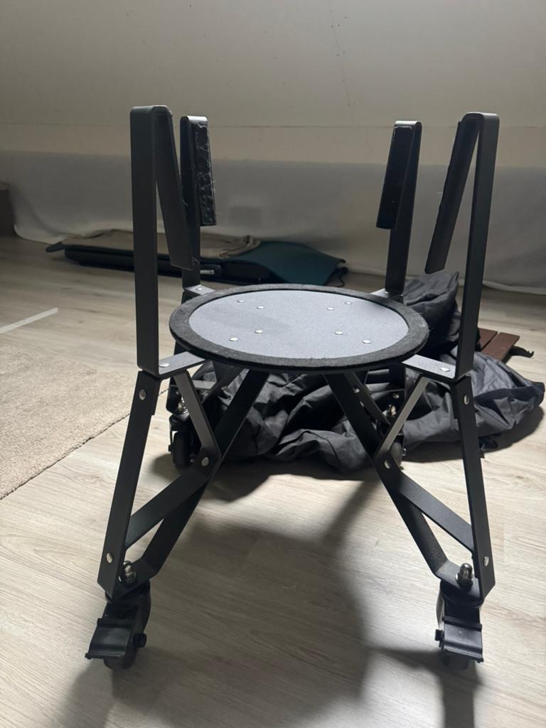Black bastard large onderstel, zijtafels, hoes, Ophalen, Zo goed als nieuw