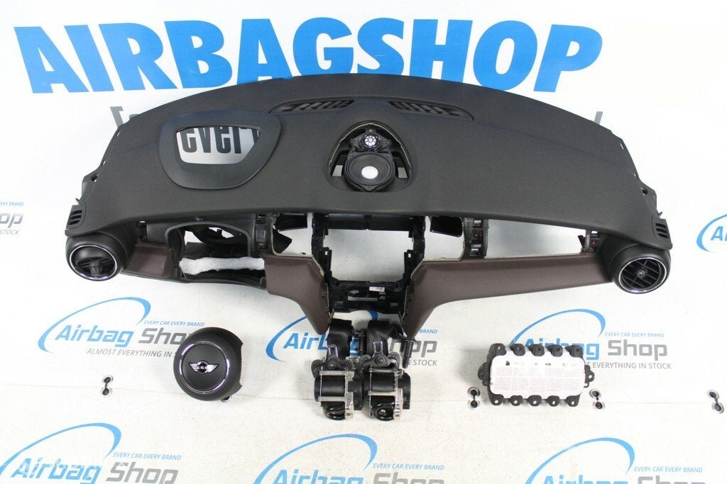 Airbag set Dashboard bruin head up Mini Cooper F55 F56 F57, Auto-onderdelen, Gebruikt, Ophalen of Verzenden