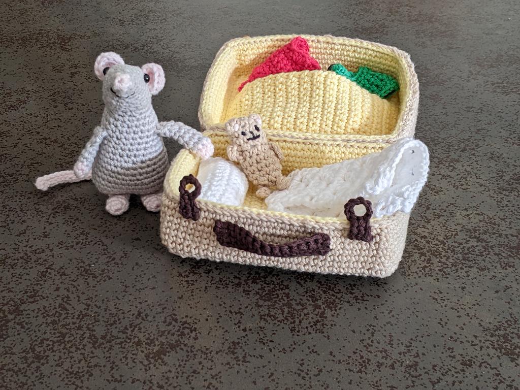 Amigurumi, gehaakt, Kinderen en Baby's, Speelgoed | Poppenhuizen, Ophalen of Verzenden, Nieuw, Toebehoren