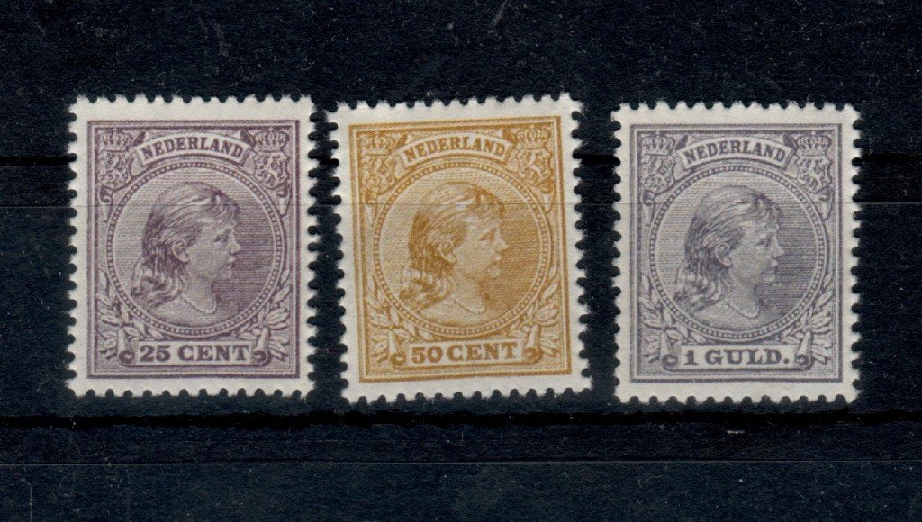A158) 1891 Nederland nr 42/4 €10.000 MNH geen garantie, Verzenden, T/m 1940, Postfris