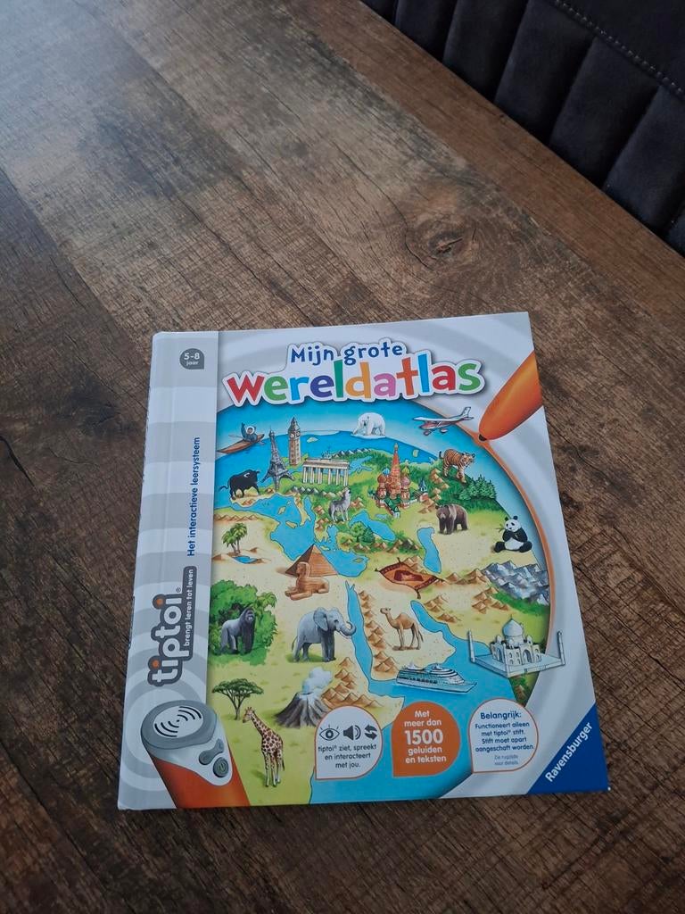 Tiptoi mijn grote wereldatlas, Ophalen of Verzenden