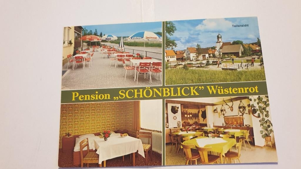 1821 pension schonblick wustenrot duitsland, Verzenden, 1980 tot heden, Duitsland