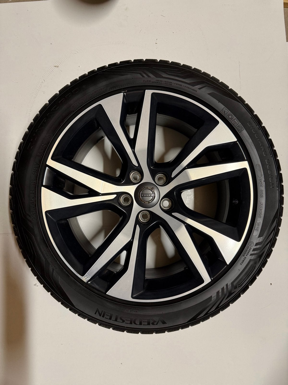 Volvo V60 R Design 18”inch Vredestein All-season banden, Ophalen, 18 inch, Gebruikt, Banden en Velgen