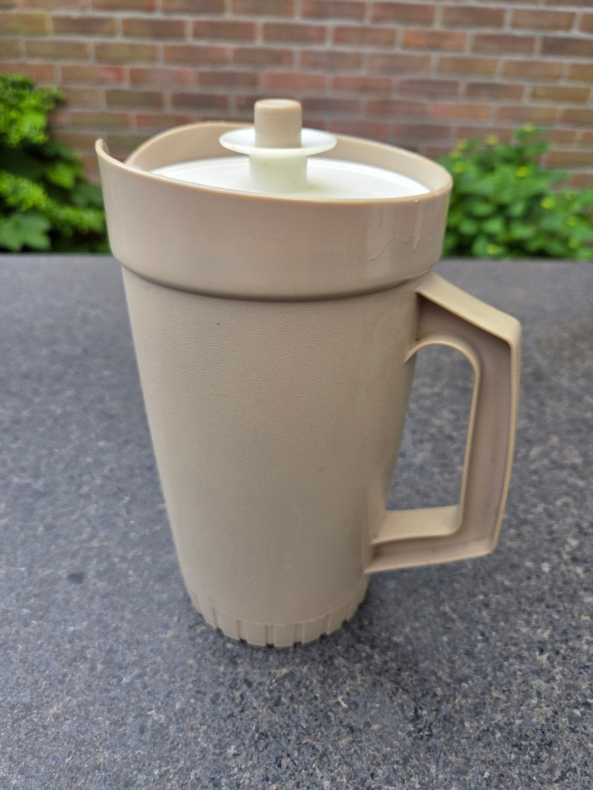 Vintage Tupperware Maatkan met Deksel - Made in Belgium, Huis en Inrichting, Keuken | Tupperware, Ophalen of Verzenden, Gebruikt