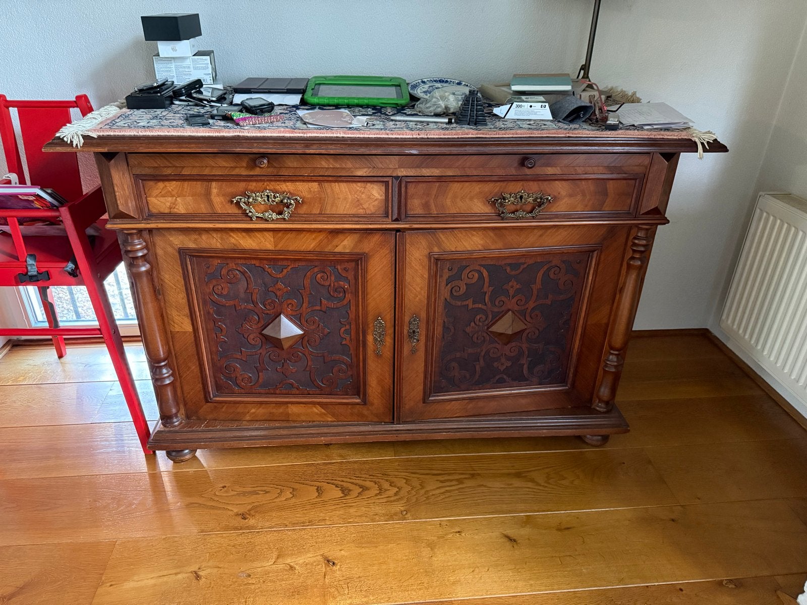 Antiek dressoir/sideboard met lades en kasten, Antiek en Kunst, Ophalen