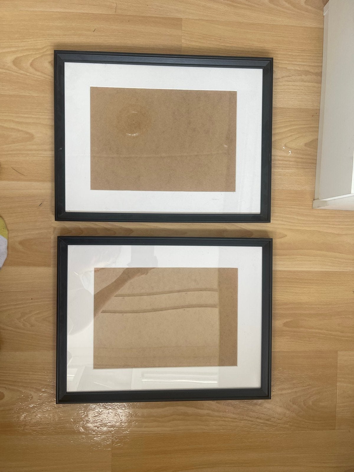 IKEA Knoppang fotolijsten (2 stuks) met lichte schade, Ophalen, Zo goed als nieuw, Glasplaat, Minder dan 80 cm