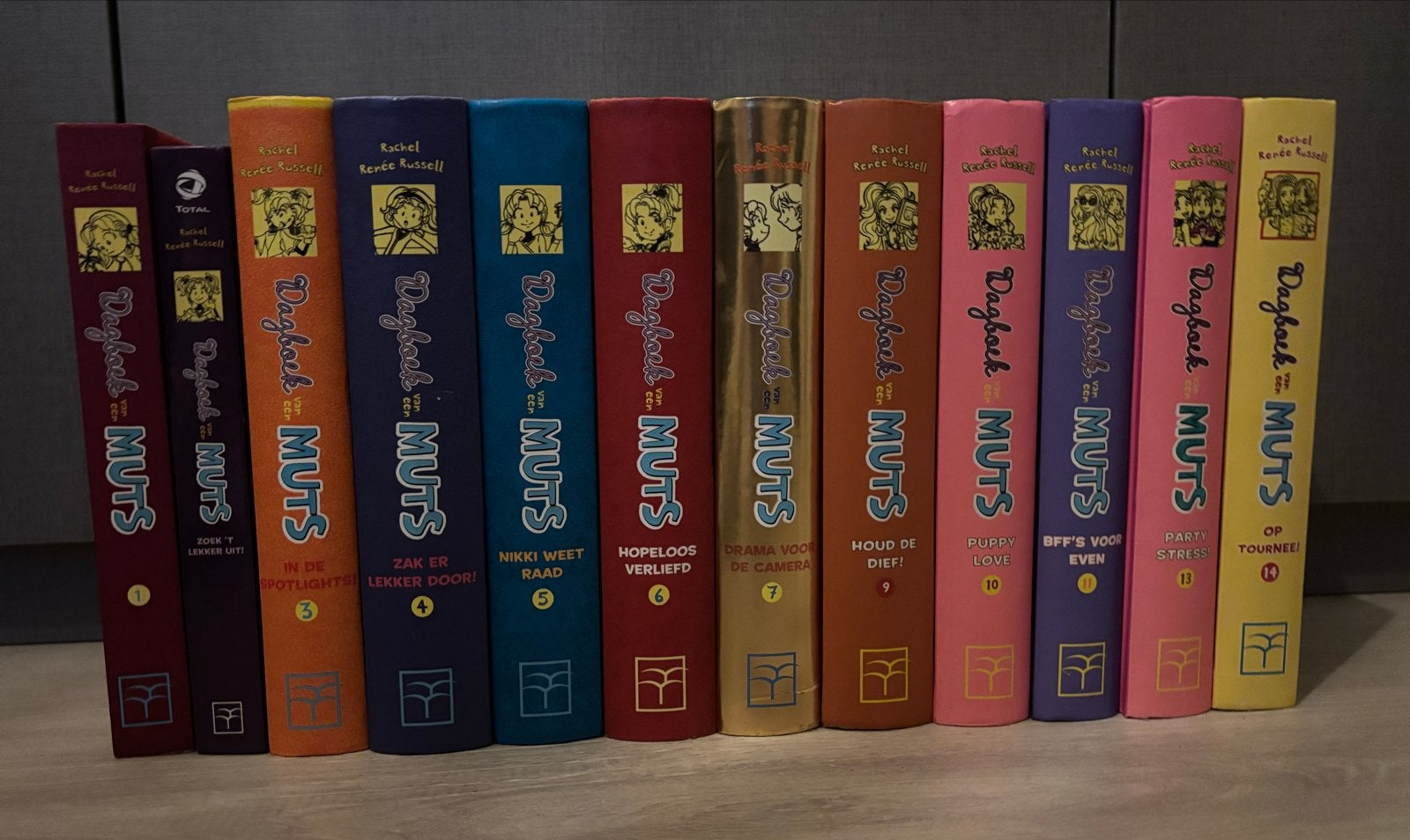Dagboek van een Muts boekenreeks (excl. deel 8, 12 en 15), Ophalen of Verzenden, Zo goed als nieuw, Fictie