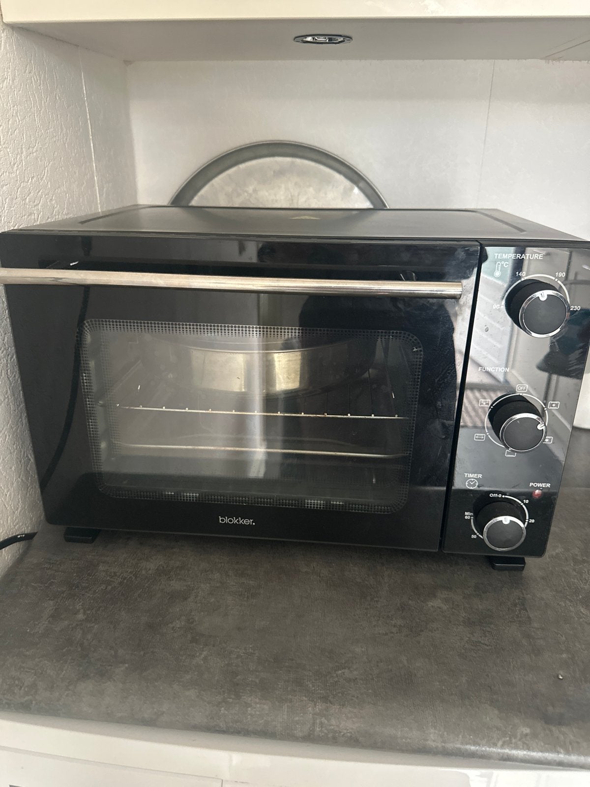 Blokker Mini-oven - Compact en Handig, Witgoed en Apparatuur, Ovens, Ophalen, Minder dan 45 cm, Gebruikt, Blokker