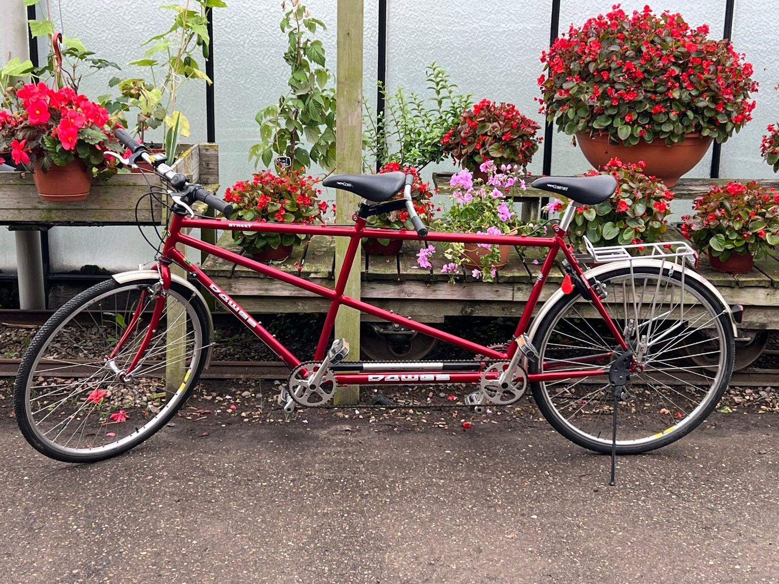 Tandem fiets dawes, Ophalen, Minder dan 10 versnellingen, Gebruikt, Minder dan 49 cm