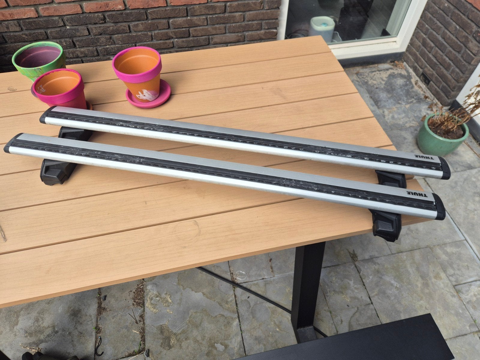 Thule Evo Wingbar dakdragers voor Seat Leon (2019), Ophalen, Gebruikt
